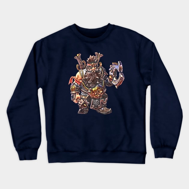 Overwatch Torbjorn Zhang Fei Skin Crewneck Sweatshirt by Green_Shirts